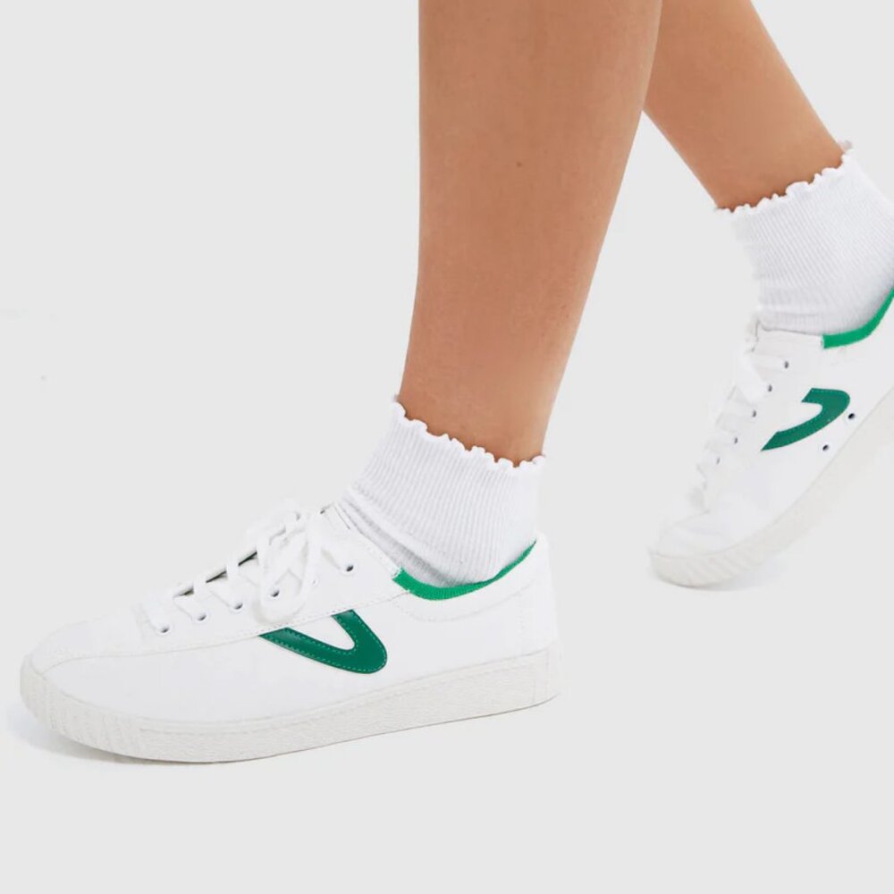 NWOT Tretorn Green Nylite Sneakers - Picture 2 of 7